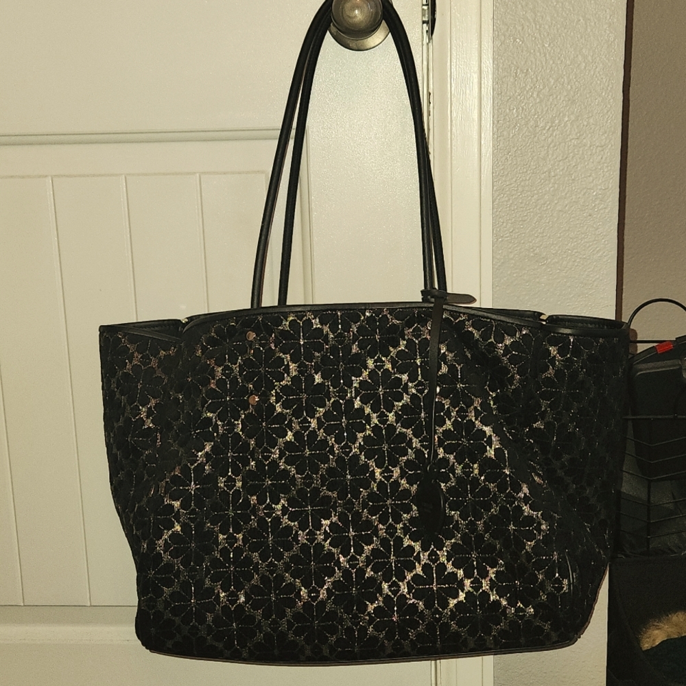 Kate spade velvet textured purse